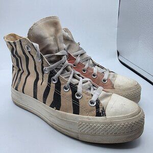 Converse Womens Size 7.5 Brown Pink Sneaker Shoes Casual Walking Outdoors